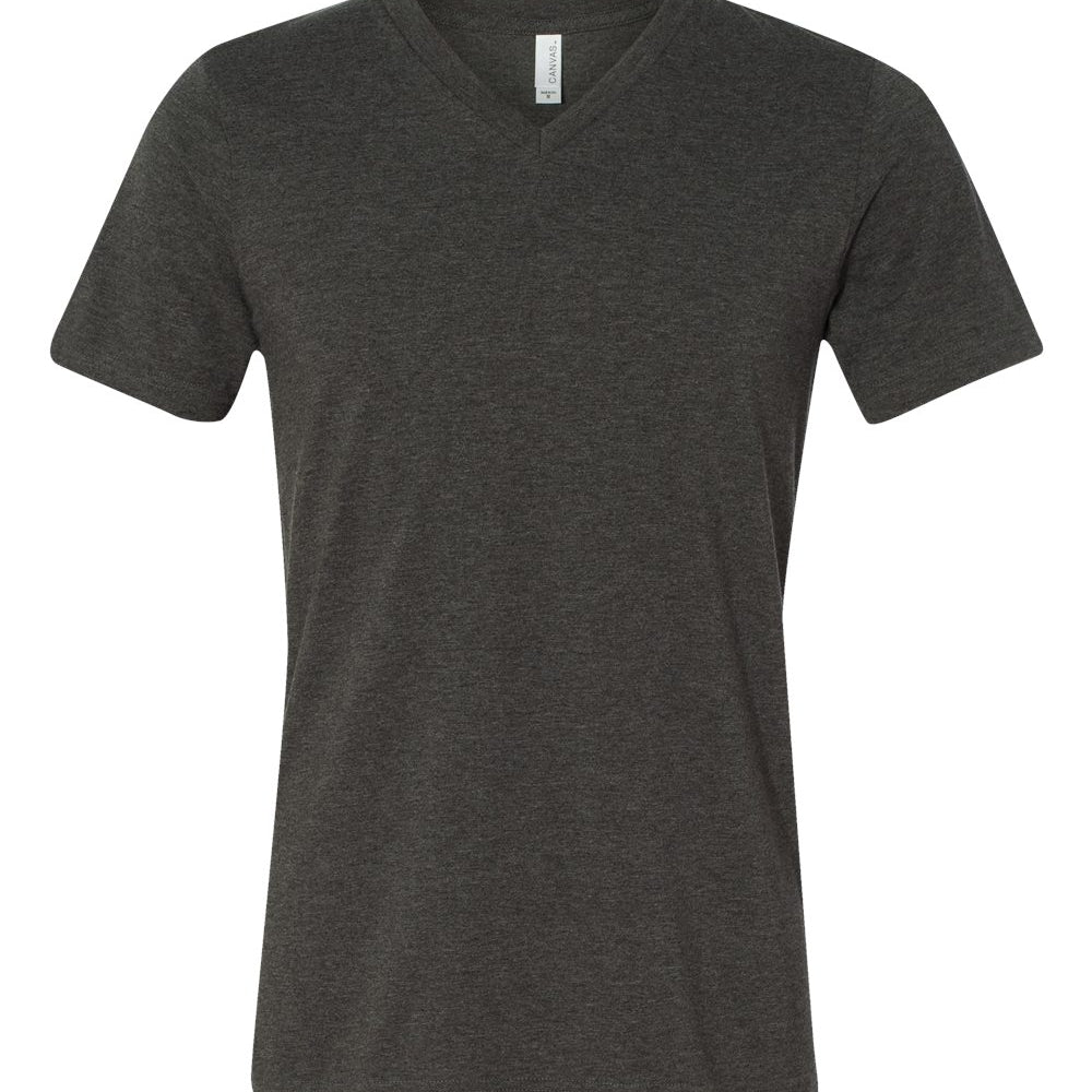 BELLA + CANVAS - Unisex Heather CVC V-Neck Tee