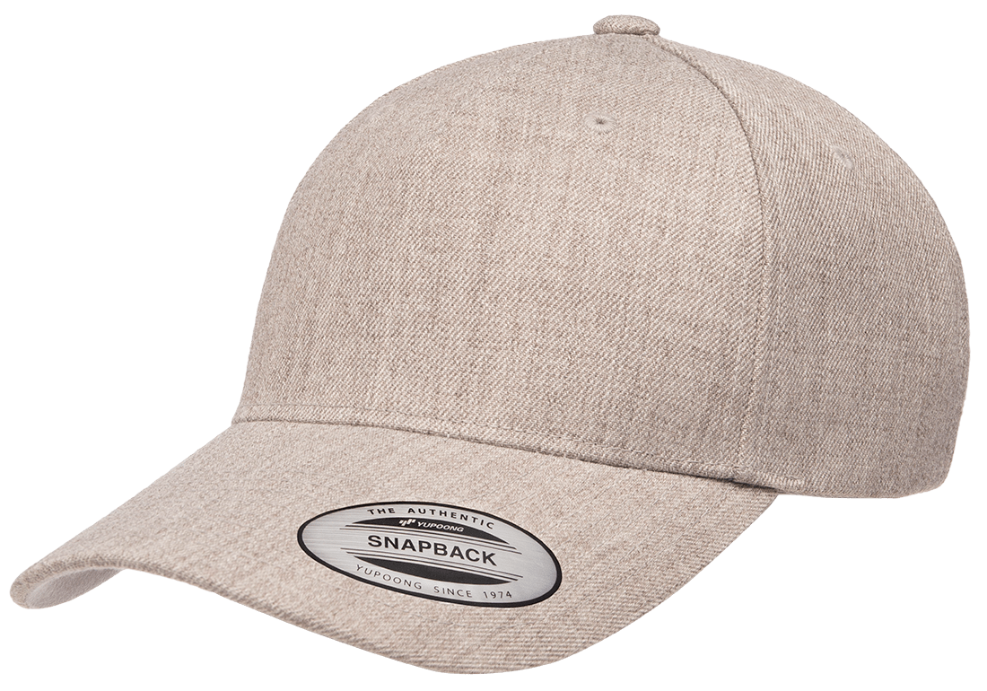 YP Classics 5-Panel Premium Curved Visor Snapback Cap