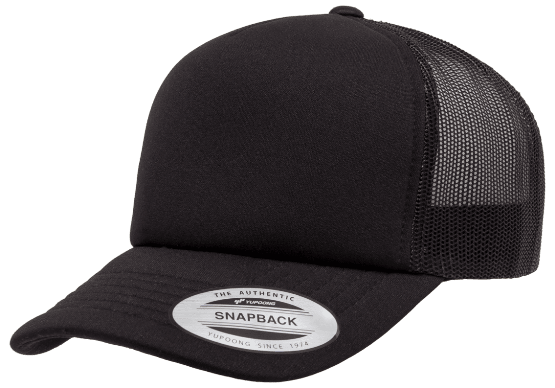 YP Classics Classic Curved Visor Foam Trucker Cap