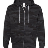 Independent Lightweight Full Zip-Up Hooded Sweatshirt