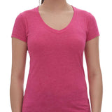 M&O Women's Fine Blend V-Neck T-Shirt