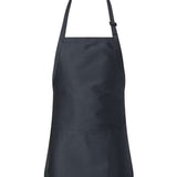 Q-Tees - Full-Length Apron with Pouch Pocket